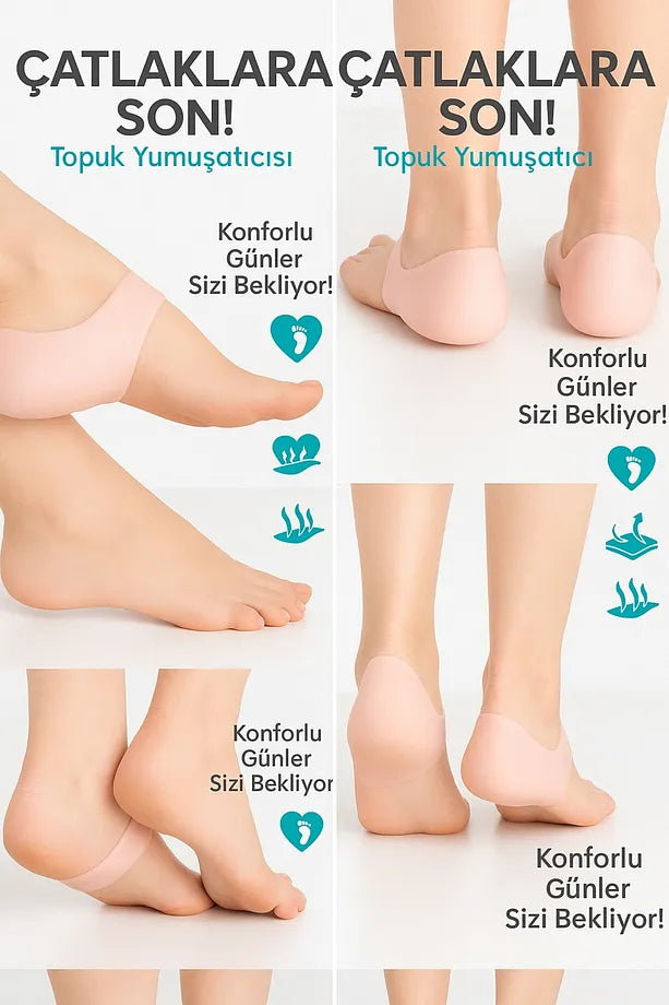 Silikon Topuk Çorabı