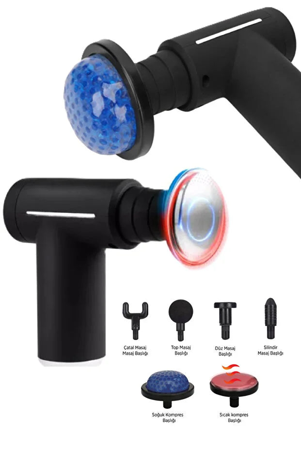 Sıcak Soğuk Terapili & Kas Ağrısı Giderici Sıcak Masaj Tabancası