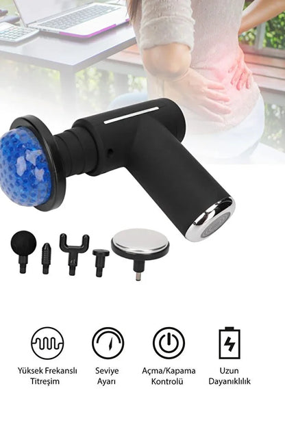 Sıcak Soğuk Terapili & Kas Ağrısı Giderici Sıcak Masaj Tabancası