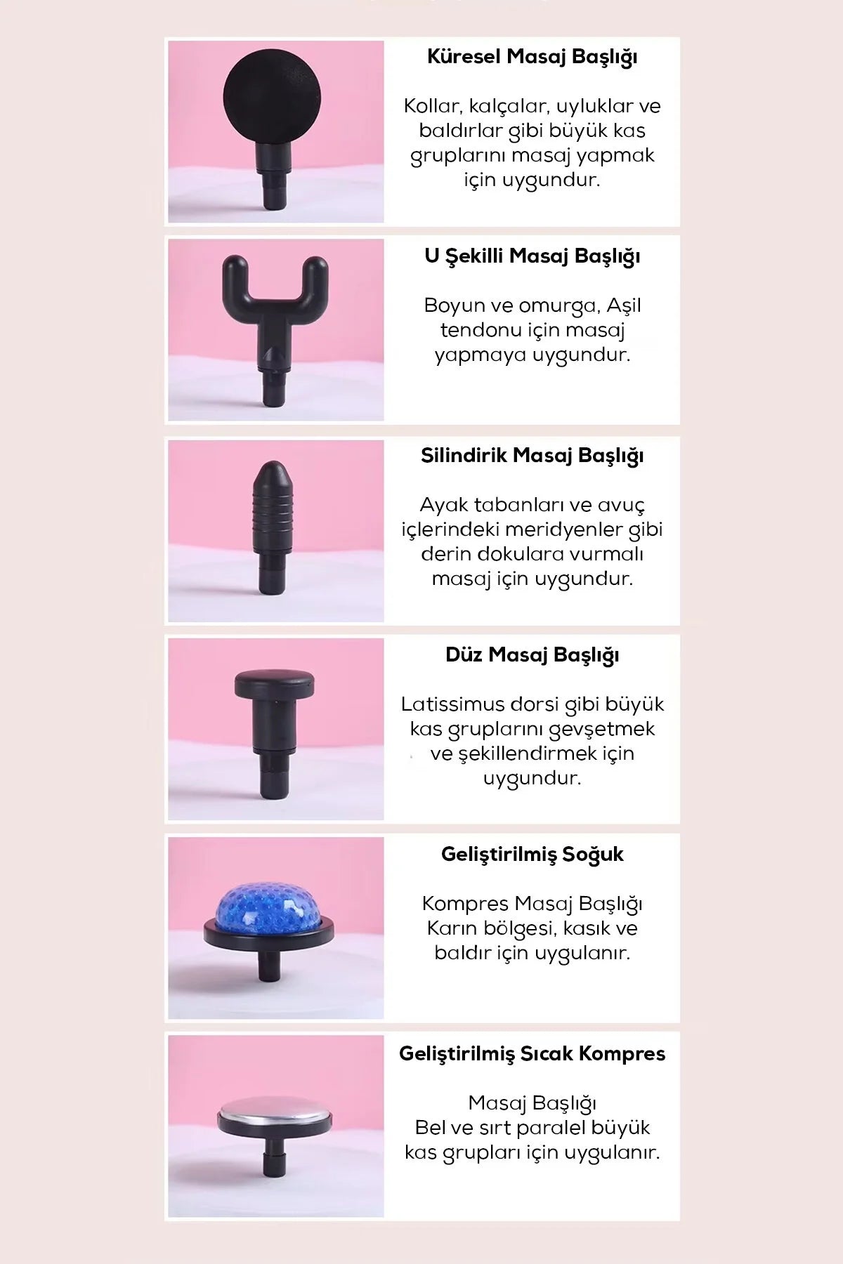 Sıcak Soğuk Terapili & Kas Ağrısı Giderici Sıcak Masaj Tabancası